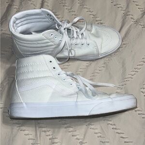 White High-Top Sneakers